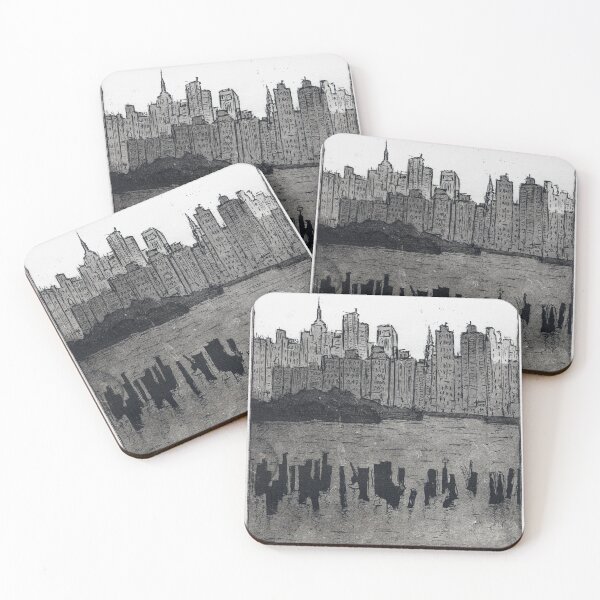 Item preview, New York Skyline , Aquatint Etching designed and sold by Luke Bailey.
