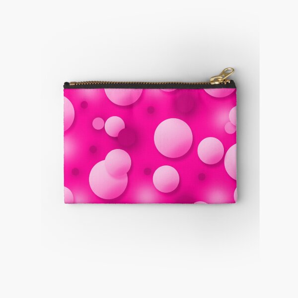Item preview, Pink shades different size balloons pattern circles background wallpaper designed and sold by SpinklyCreations.