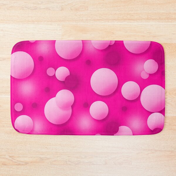 Item preview, Pink shades different size balloons pattern circles background wallpaper designed and sold by SpinklyCreations.