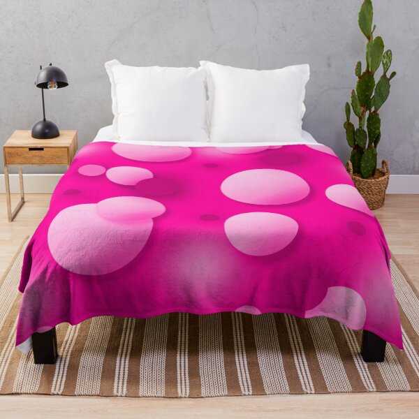 Item preview, Pink shades different size balloons pattern circles background wallpaper designed and sold by SpinklyCreations.