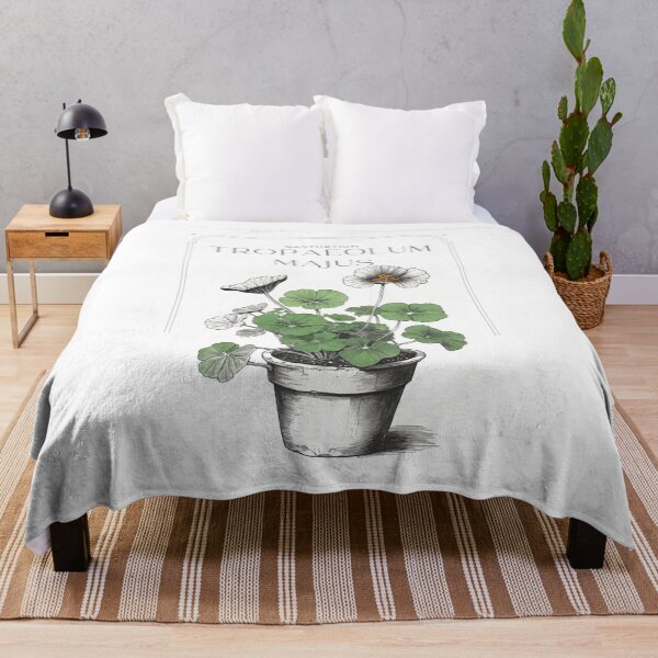 Item preview,  Tropaeolum majus Nasturtium rustic sketch by CallisC Arts ⭐⭐⭐⭐⭐ designed and sold by CallisC-Arts.
