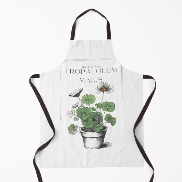 Item preview,  Tropaeolum majus Nasturtium rustic sketch by CallisC Arts ⭐⭐⭐⭐⭐ designed and sold by CallisC-Arts.