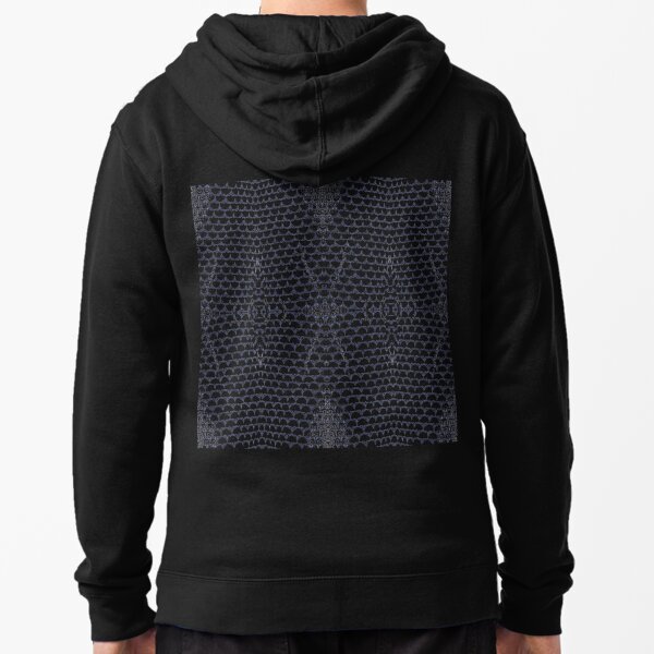 Iteration, relapse, colors, coloration, colouration, marking, colours, fashionable Zipped Hoodie