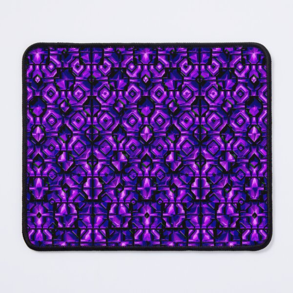 Item preview, Round Purple on Black Pattern designed and sold by TheRulerofEarth.