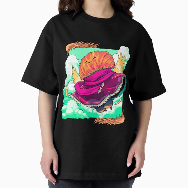 Sky Cruissant - Food explorer, Surreal Oversized T-Shirt