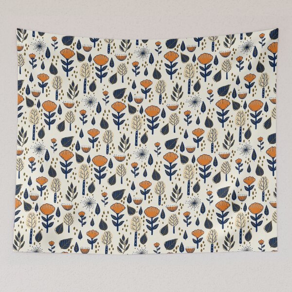 Item preview, Whimsical Flowers and Leaves designed and sold by DaniWDesigns.