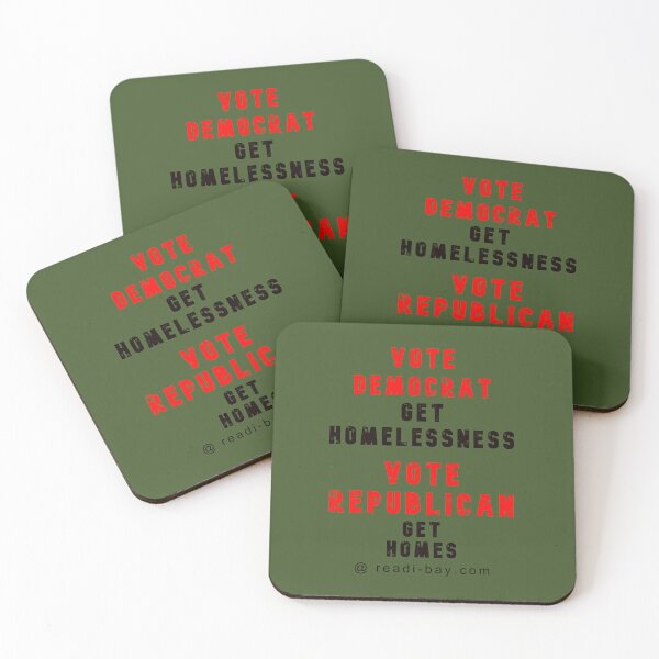 Item preview, Vote Democrat - Get Homelessness designed and sold by AlienAlmanac.