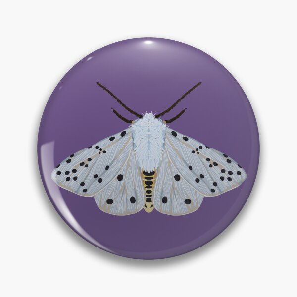 Item preview, White Ermine Moth (Purple) designed and sold by okaymoose.