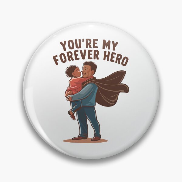 Item preview, Dad's Forever Hero Hug Illustration Art - Heartfelt Father's Day Gift! designed and sold by HahaHandlesHub.
