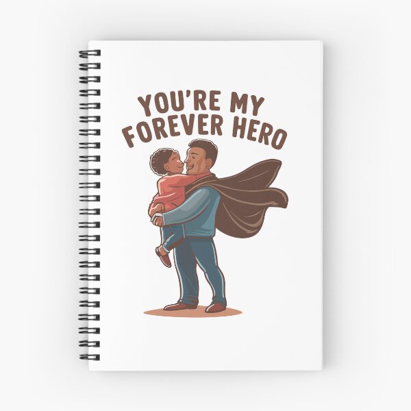 Item preview, Dad's Forever Hero Hug Illustration Art - Heartfelt Father's Day Gift! designed and sold by HahaHandlesHub.