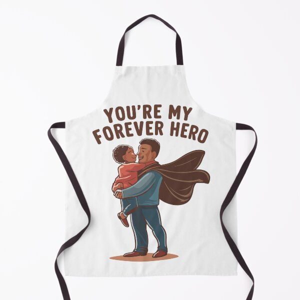 Item preview, Dad's Forever Hero Hug Illustration Art - Heartfelt Father's Day Gift! designed and sold by HahaHandlesHub.