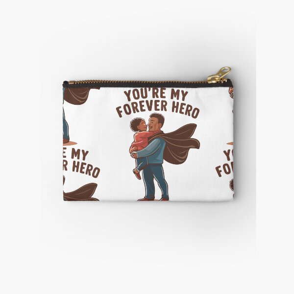 Item preview, Dad's Forever Hero Hug Illustration Art - Heartfelt Father's Day Gift! designed and sold by HahaHandlesHub.