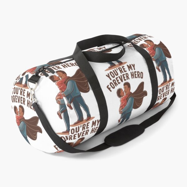 Item preview, Dad's Forever Hero Hug Illustration Art - Heartfelt Father's Day Gift! designed and sold by HahaHandlesHub.