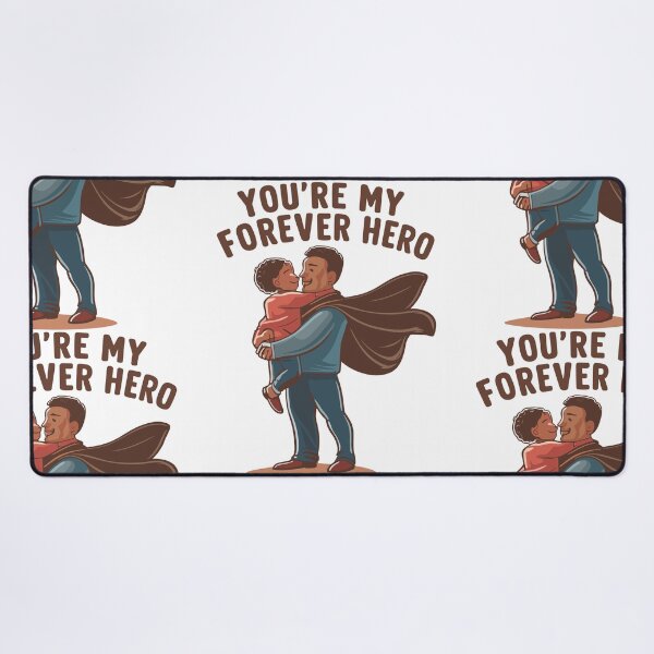 Item preview, Dad's Forever Hero Hug Illustration Art - Heartfelt Father's Day Gift! designed and sold by HahaHandlesHub.