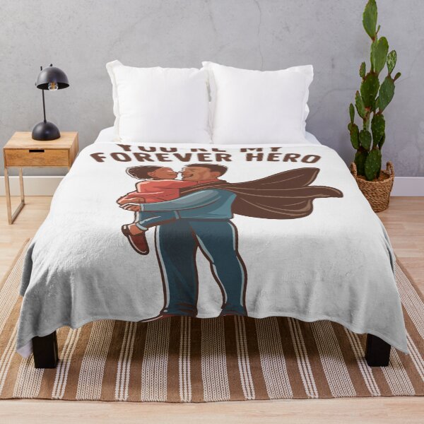 Item preview, Dad's Forever Hero Hug Illustration Art - Heartfelt Father's Day Gift! designed and sold by HahaHandlesHub.