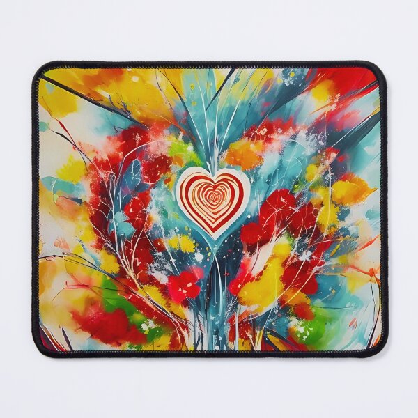 Item preview, Colorful Heart Art designed and sold by Obsidian Ink by Wilshire.