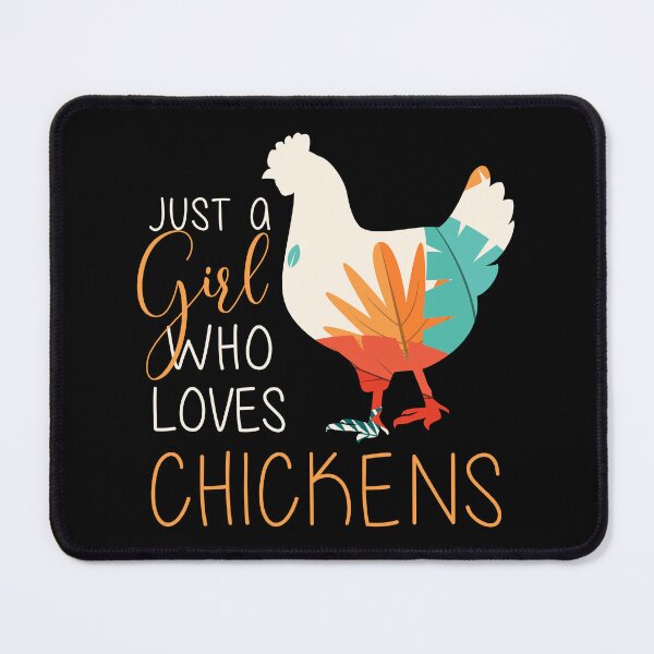 Item preview, Girl Loves Chickens Animal Compassion  designed and sold by Turie.