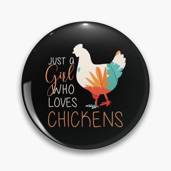 Item preview, Girl Loves Chickens Animal Compassion  designed and sold by Turie.
