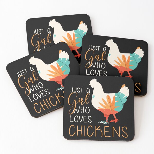 Item preview, Girl Loves Chickens Animal Compassion  designed and sold by Turie.