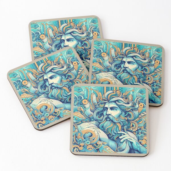Item preview, Neptune, the Roman God of the sea designed and sold by Pet-Z.