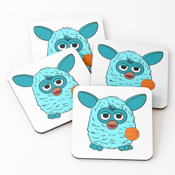Item preview, Light Blue Basketball Player Furby designed and sold by Animals-by-JB.