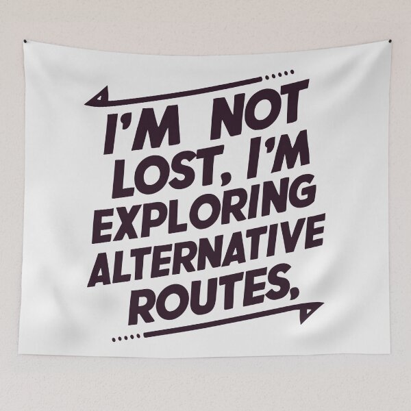 Item preview, Exploring Alternative Routes Father's Day Typography Design - Bold & Vibrant Adventure! designed and sold by HahaHandlesHub.