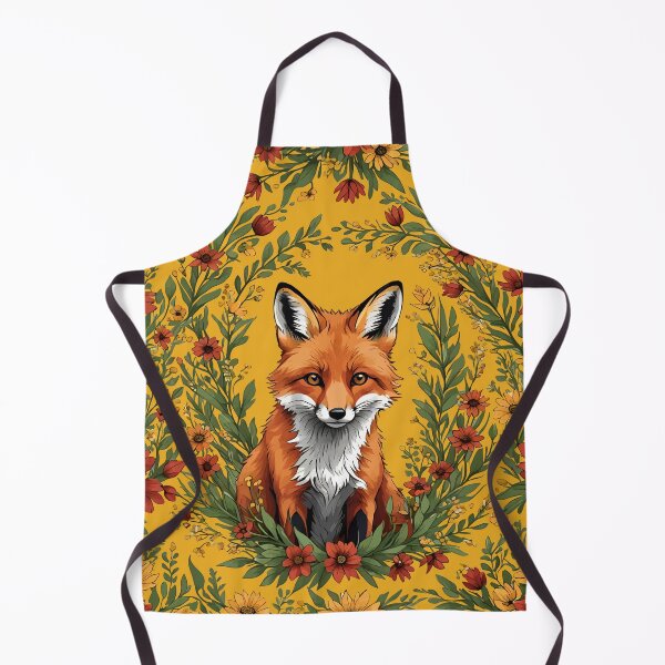 Item preview, Mississippi Red Fox Surrounded By Tickseed Flowers 3 designed and sold by taiche.