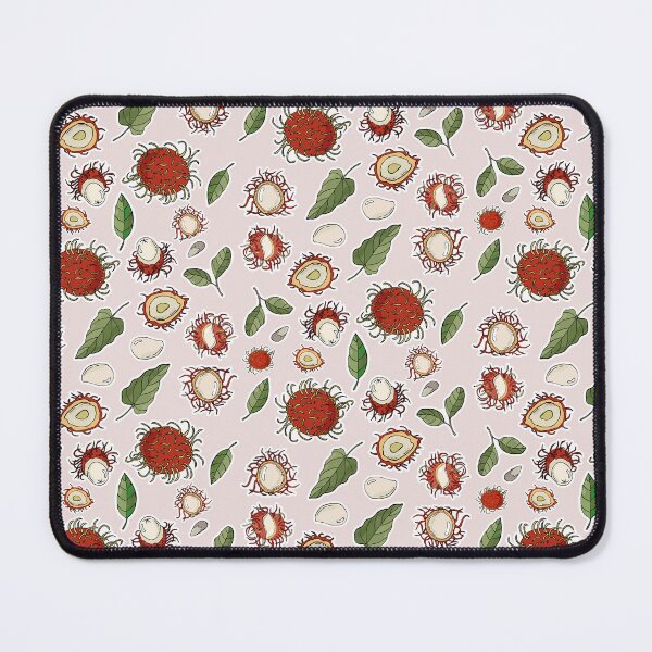 Item preview, Rambutan Pattern - Exotic Fruit Pattern designed and sold by ButtonBonanza.