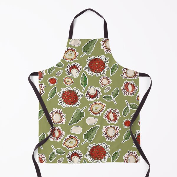 Item preview, Rambutan Pattern - Exotic Fruit Pattern designed and sold by ButtonBonanza.