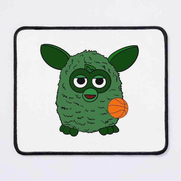 Item preview, Forest Green Basketball Player Furby designed and sold by Animals-by-JB.
