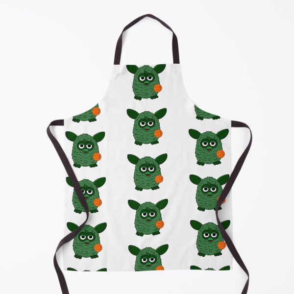 Item preview, Forest Green Basketball Player Furby designed and sold by Animals-by-JB.