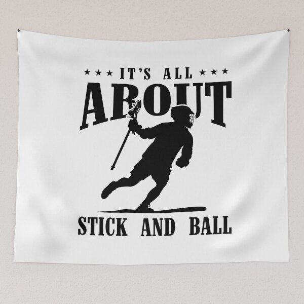 Item preview, Lacrosse | It's All About Stick and Ball designed and sold by MYpngShop.