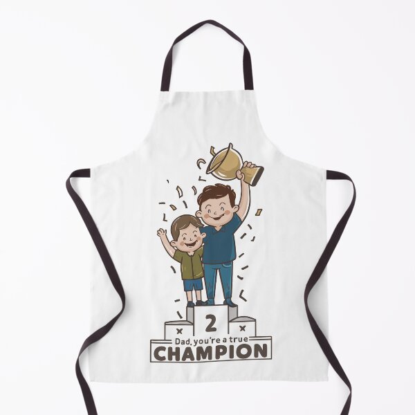 Item preview, Dad, You're a True Champion - Heartwarming Father's Day Gift Illustration! designed and sold by HahaHandlesHub.