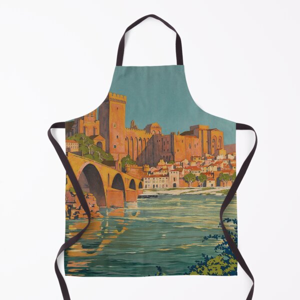 Item preview, Avignon France Vintage Travel Poster designed and sold by cutesy.