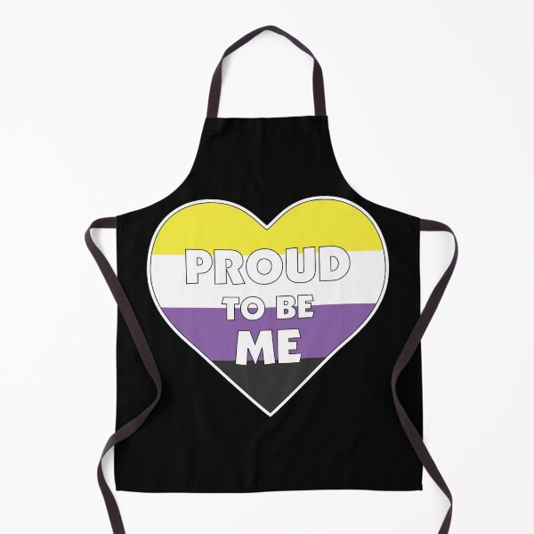 Item preview, Proud to Be Me LGBTQ+ Nonbinary Pride Flag Heart designed and sold by JoyfulJen.