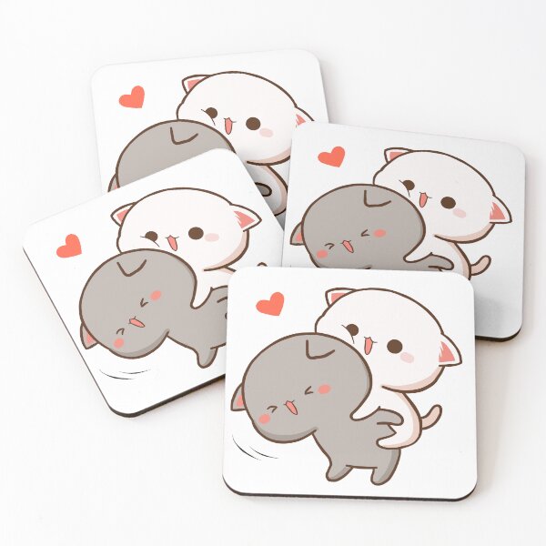 Item preview,  Mochi Peach goma cat fun irritating  designed and sold by ThePurplePrints.