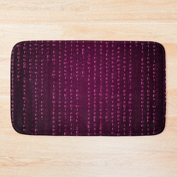 Item preview, Copy of Pink different computer code abstract spread across pattern background designed and sold by SpinklyCreations.