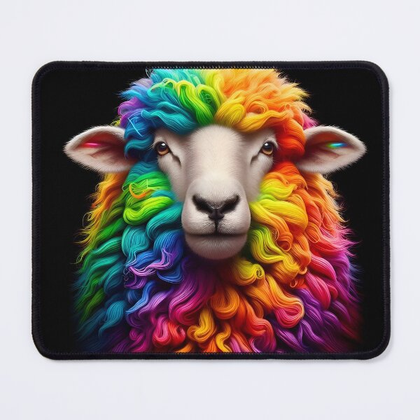 Item preview, A colourful sheep designed and sold by cmphotographs.