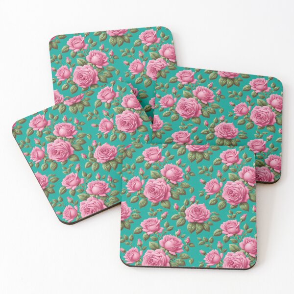 Artikelvorschau, Traditionelle Rosen in Rosa entworfen und verkauft von Ivy & Foxglove Designs.