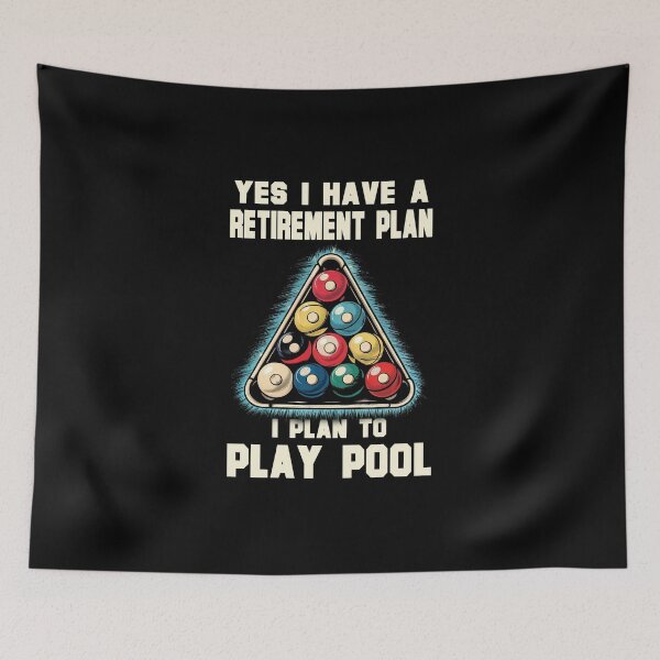 Artikelvorschau, Billard-Liebhaber Pool-Spieler Cool Pool, ja, ich habe einen Ruhestandsplan Ich habe vor, Billard zu spielen entworfen und verkauft von STREET STORE.