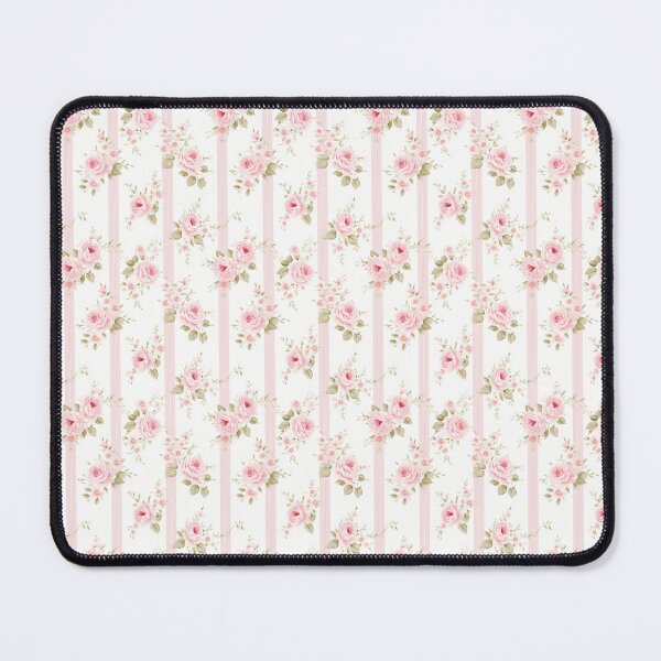 Item preview, Shabby Chic Pink Stripes Cottagecore Pattern designed and sold by LouieVanille.