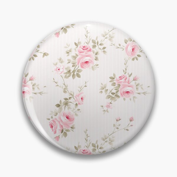 Item preview, Shabby Chic Pink Stripes Cottagecore Pattern designed and sold by LouieVanille.
