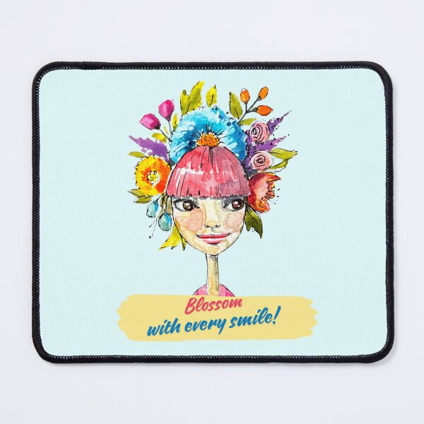 Item preview, Smiling Blossoms: Teen Empowerment Tee design designed and sold by adriaquart.