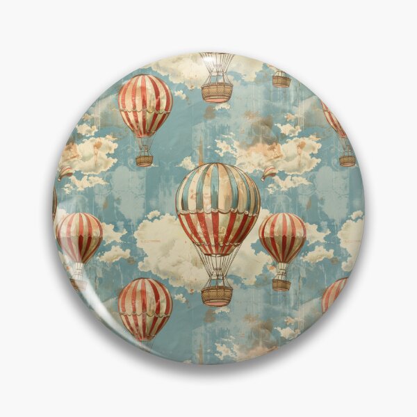 Aperçu de l'œuvre Modèle de montgolfière vintage créée et vendue par HippieShackAL.