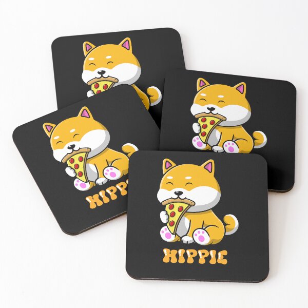 Item preview, Perro de dibujos animados comiendo pizza designed and sold by Kaidynz.