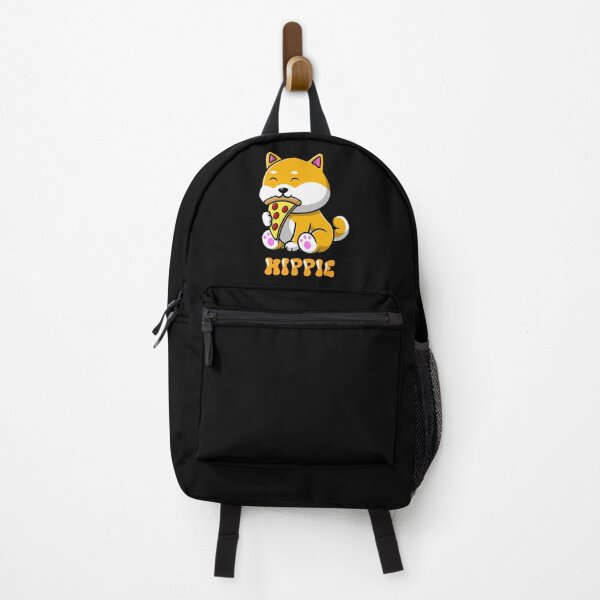 Item preview, Cartoon dog eating pizza designed and sold by Kaidynz.