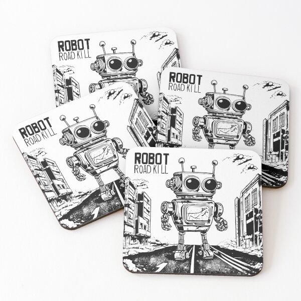 Item preview, robot roadkill designed and sold by LEKEMO.