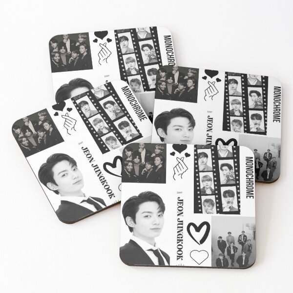 Item preview, BTS monochrome design designed and sold by popkix.