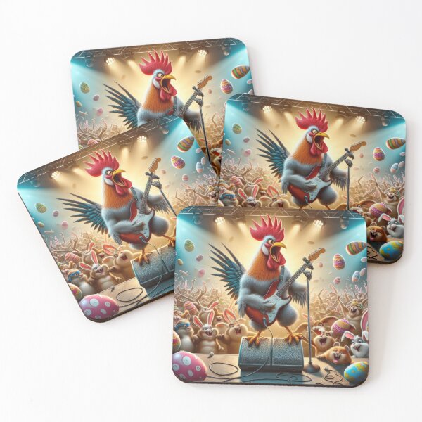 Item preview, rooster concert easter funny animal designed and sold by Expressions-Sel.