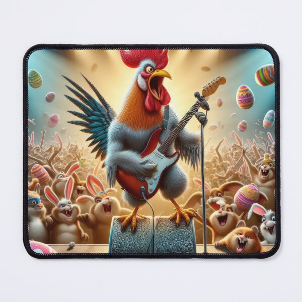 Item preview, rooster concert easter funny animal designed and sold by Expressions-Sel.